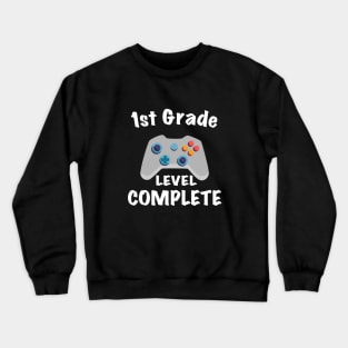 1st Grade Level Complete Graduation 2020 Crewneck Sweatshirt